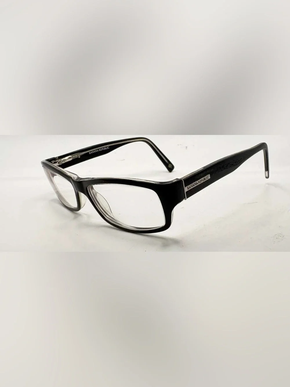 Banana Republic Chad Black Oval Sunglasses Frames Only